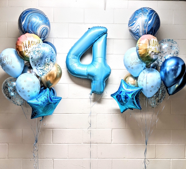 Unforgettable Birthday Balloon Set In Blue