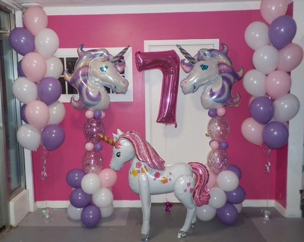 Unicorn Balloons Package Set Pick An Age 