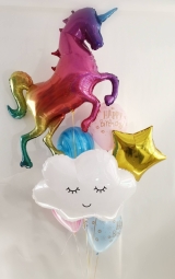 Unicorn Cloud and stars