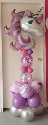 Unicorn Pastel Balloon Stand Up 33