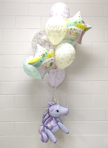 Unicorn Pastel Bunch Balloon Bouquet