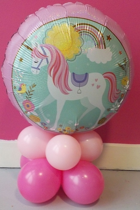 Unicorn Pink Balloon Centerpiece 27