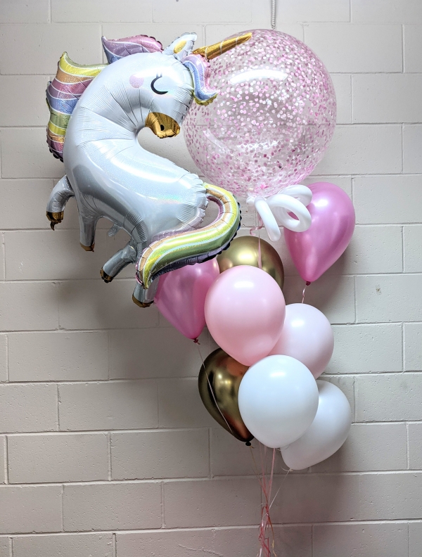 Unicorn Under The Cherry Blossoms Balloon Bouquet	