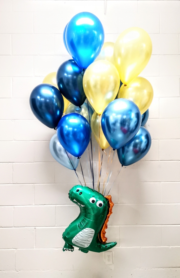 UP!  Cartoon T - Rex Balloon Bouquet