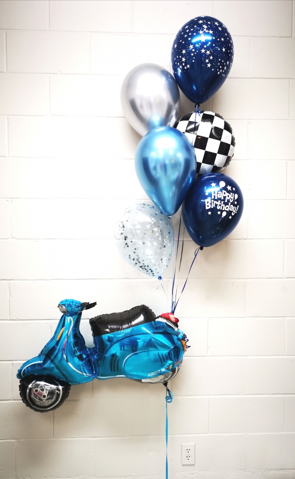 Vespa Birthday Bouquet