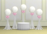 [1] 36inch Tulle Collar Wedding Balloon