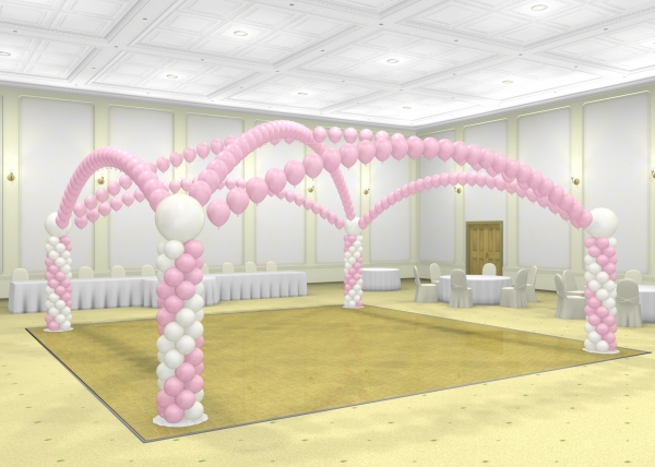 Dance Floor Arches Columns 