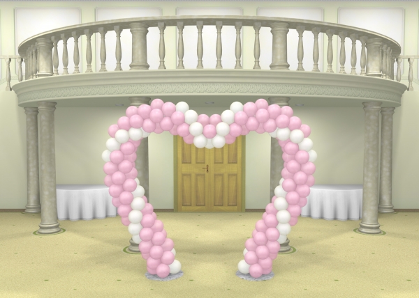 Wedding Arch Heart 13