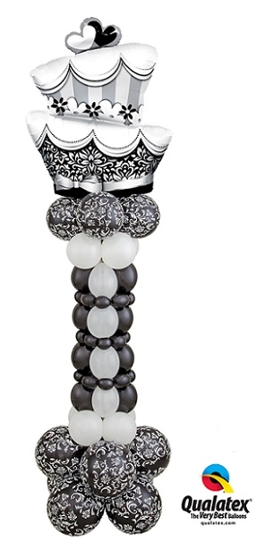 Wedding Cake Balloon Stand Up 38