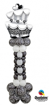 Wedding Cake Balloon Stand Up 38