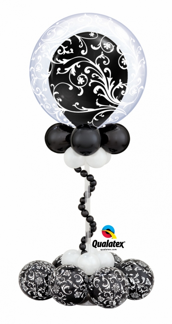 Wedding Black White Centerpiece 39