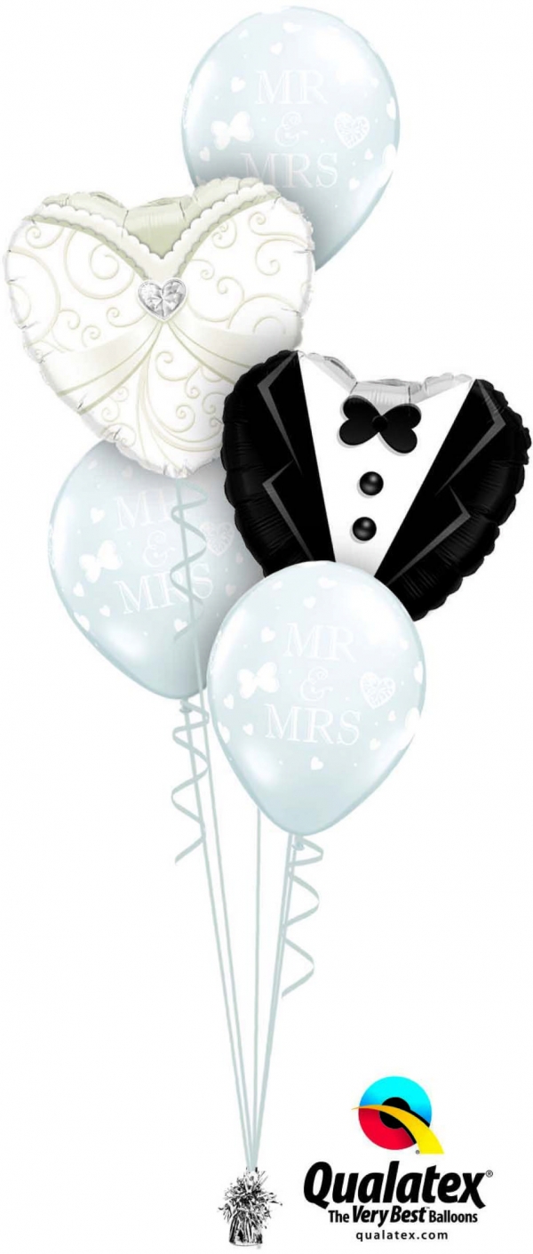 Wedding Bouquet Tux Dress 17