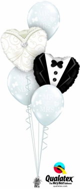 Wedding Bouquet Tux Dress 17