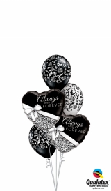 Wedding Bouquet Black White 35