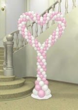 8FT Wedding Column Heart INDOOR