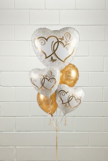 Wedding Hearts Just Married Bouquet 13