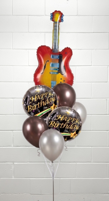 Electric Guitar Musician Balloon Bouquet