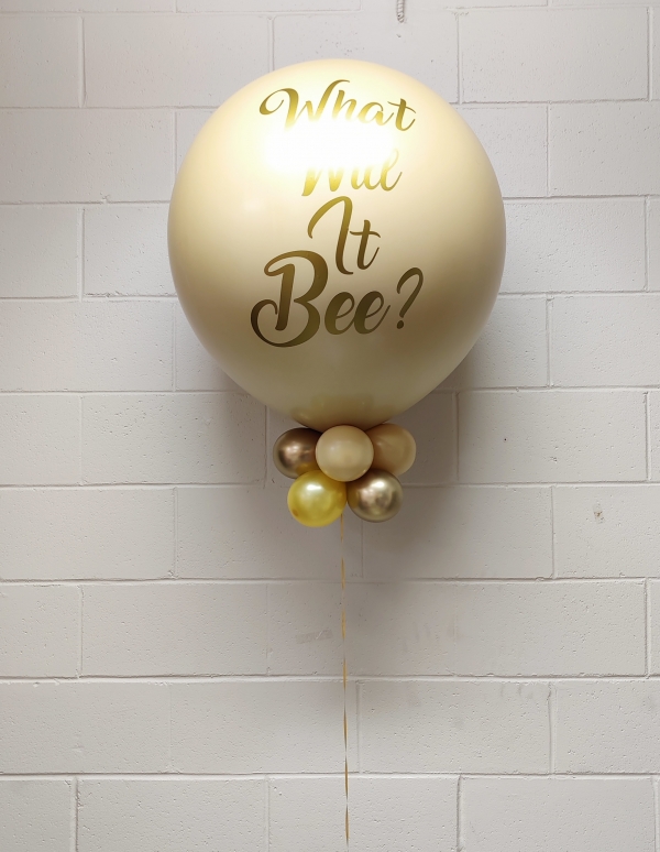 What Will It Bee Gender Reveal 36 inch Balloon - Honeybee Themed