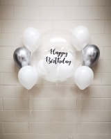 White Happy Birthday Bouquet