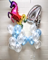 Winter Wonderland Unicorn Birthday Bouquet Set