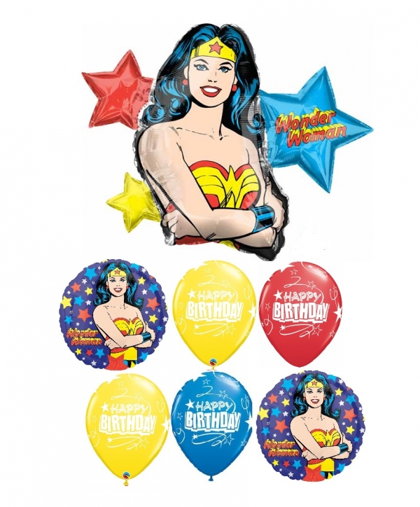 Wonder Woman Birthday Bouquet 1
