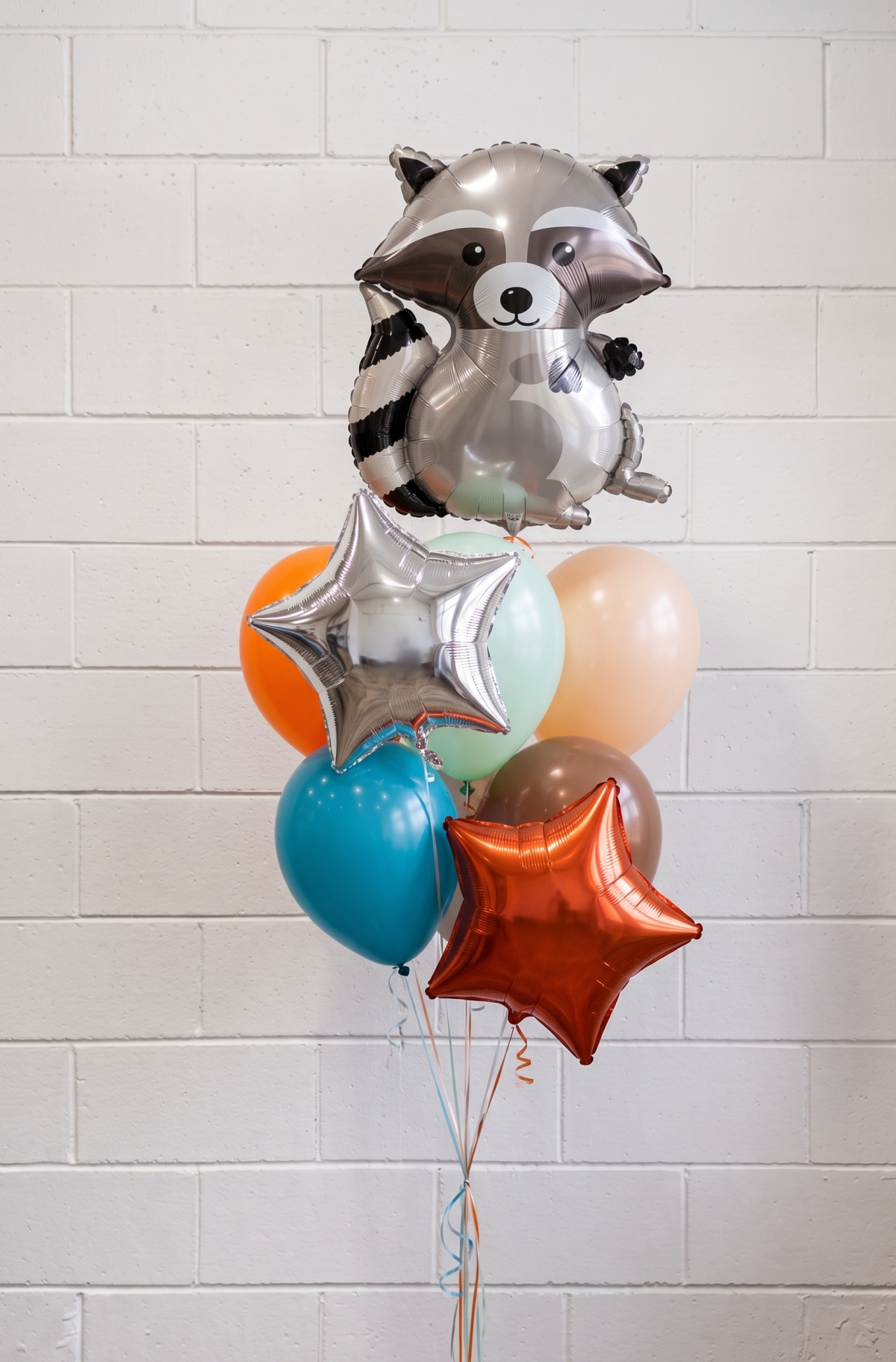 Woodland Critters Raccoon Balloon Bouquet