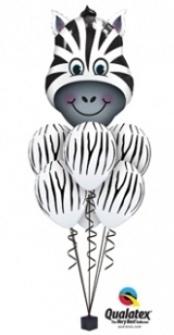Zebra Balloon Bouquet 32